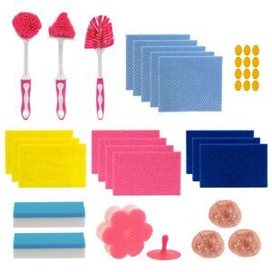 Smart Home Scrub and Wipe Mega Set For Household & Kitchen Cleaning